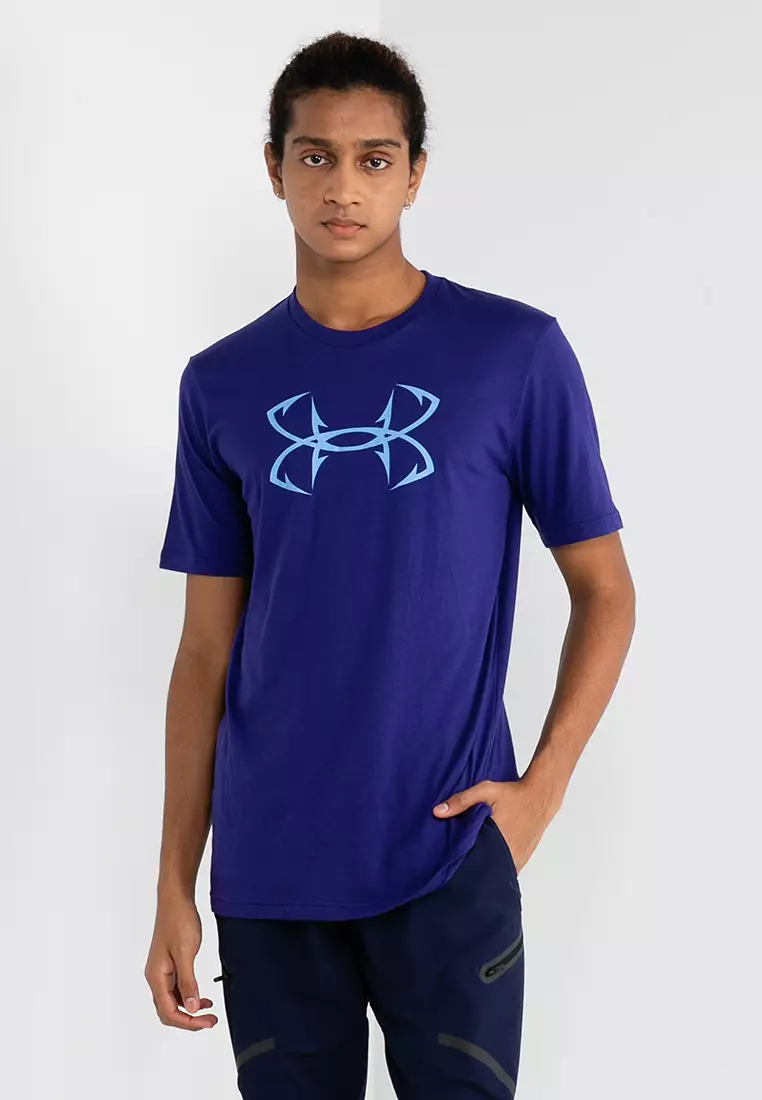  Under Armour Men's Fish Hook Logo Short-Sleeve T-Shirt