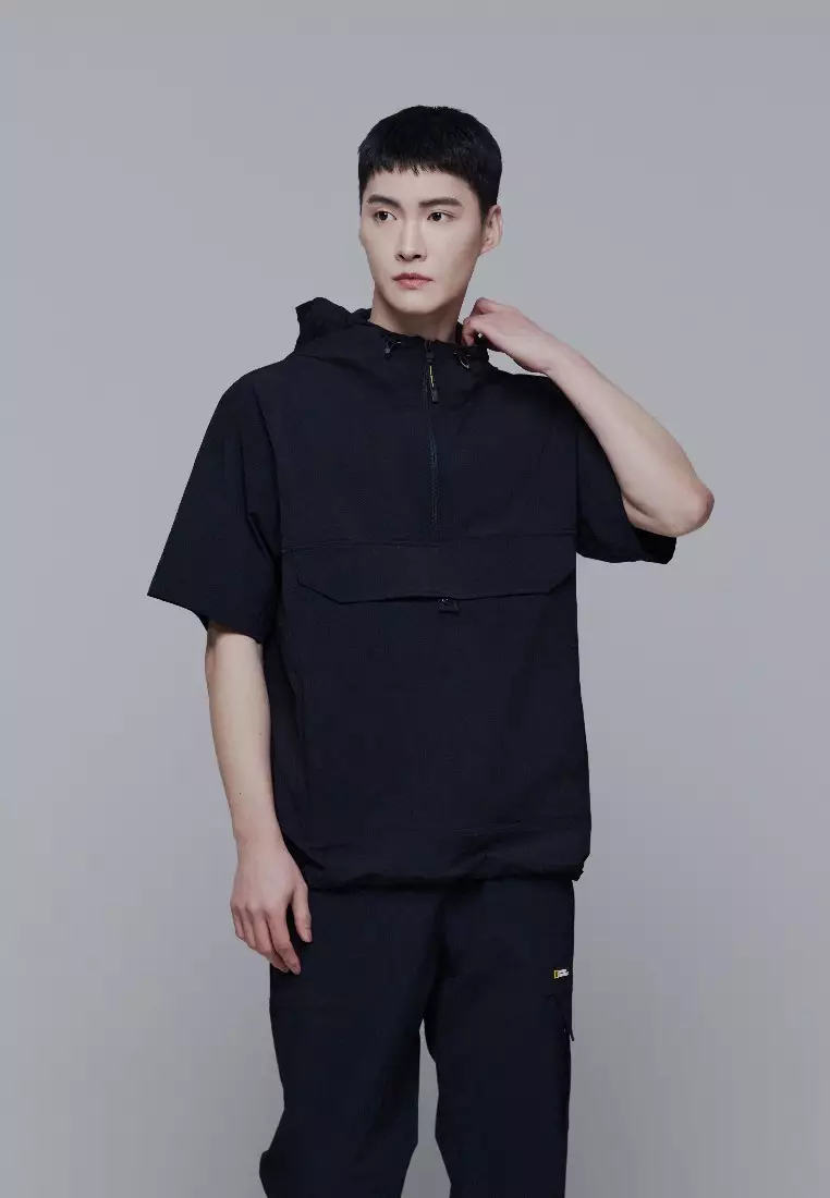 [NG] アデリー 軽量 WOVEN STRETCH SS ANORAK ★大人気★ National Geographic Unisex ADELIE Lightweight Woven Stretch