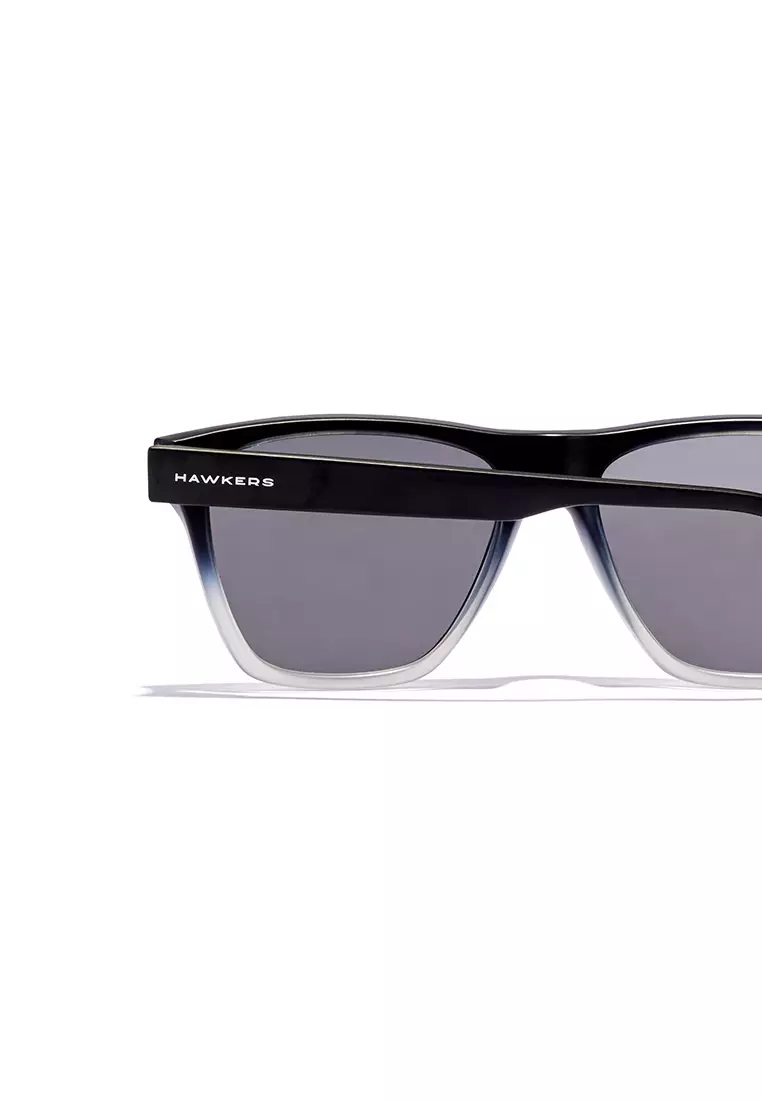 HAWKERS One Ls Rodeo Polarized Black Mirror Sunglasses For Men And Women, Unisex. Official Product Designed In Spain