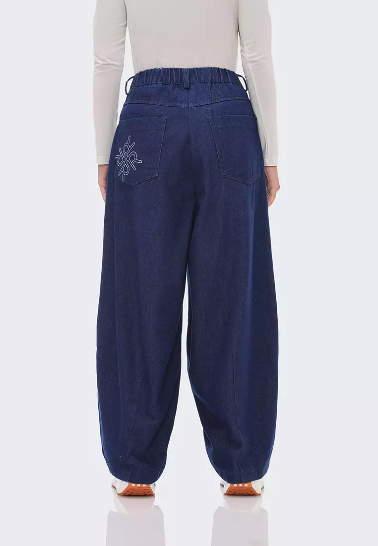 Ria Miranda Navy Blue Amari Pants