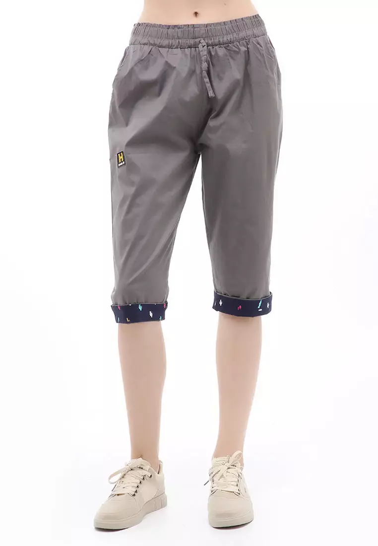 Madoc Short Pants Celana Pendek Kasual Wanita Model Stik Balik Comportable Material Cotton ORIGINAL - Gray