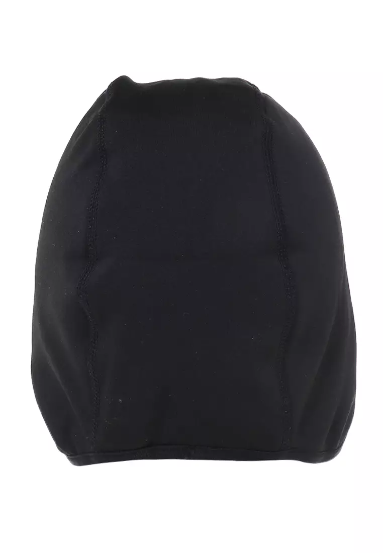 Ignacio Topi Helm Sepeda Hat Winter Thermal Fleece Model Thicken Sport Design Material Nylon ORIGINAL - Black