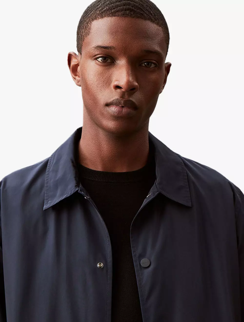 CALVIN KLEIN - NYLON COACHES JACKET - Sapphire - navy