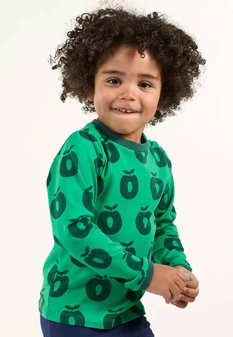 Elstar long-sleeved top with apples