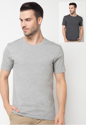 2-in-1 Pack Round Neck Basic Tee