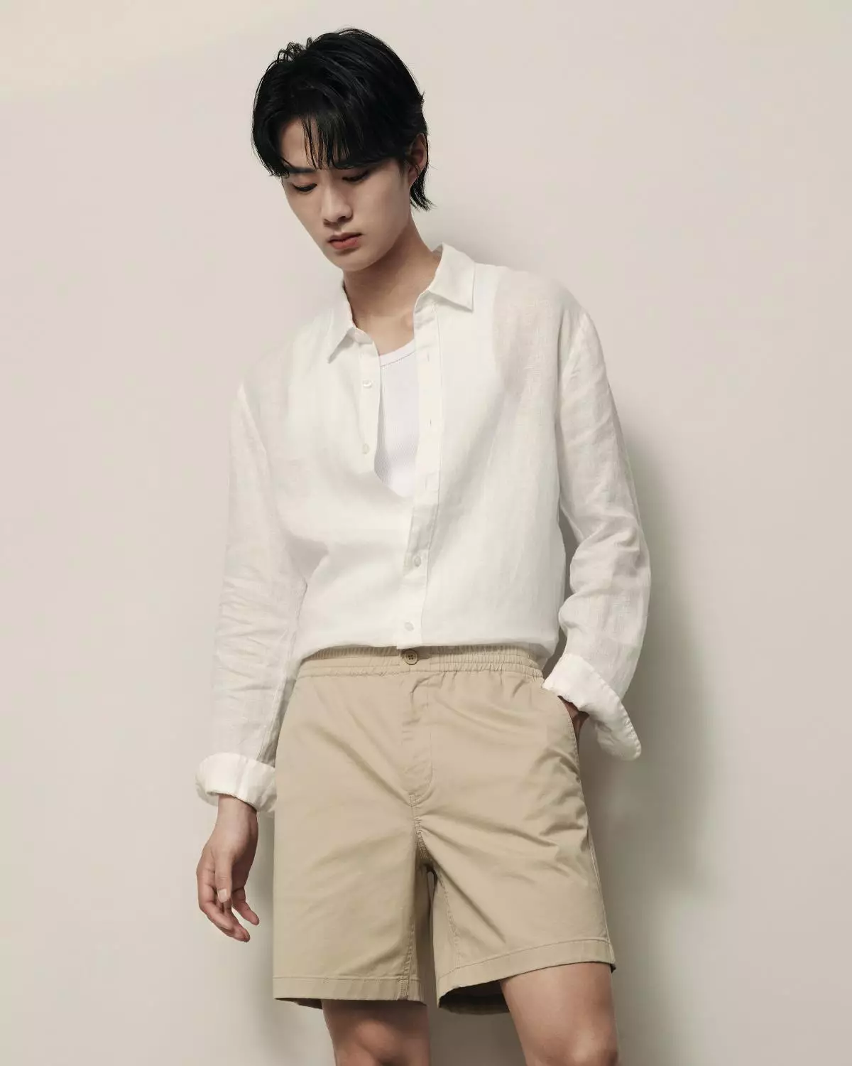 Giordano Men's (Online Exclusive) Korea  Cotton Shorts 0110553207