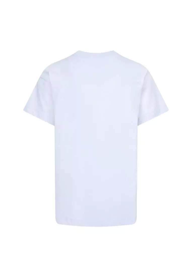 Jordan Girls Push Through Short Sleeve Tee Football Grey (Big Kids)