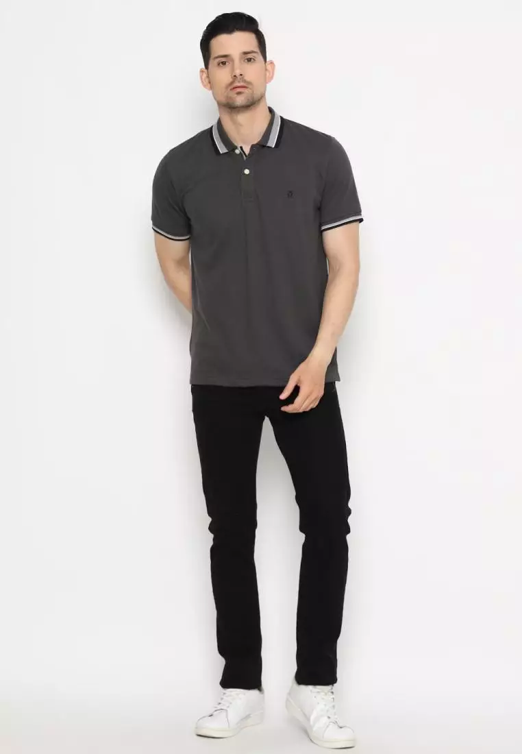 Matsuda Kaus Kerah Pria Polo Shirt Abashiri