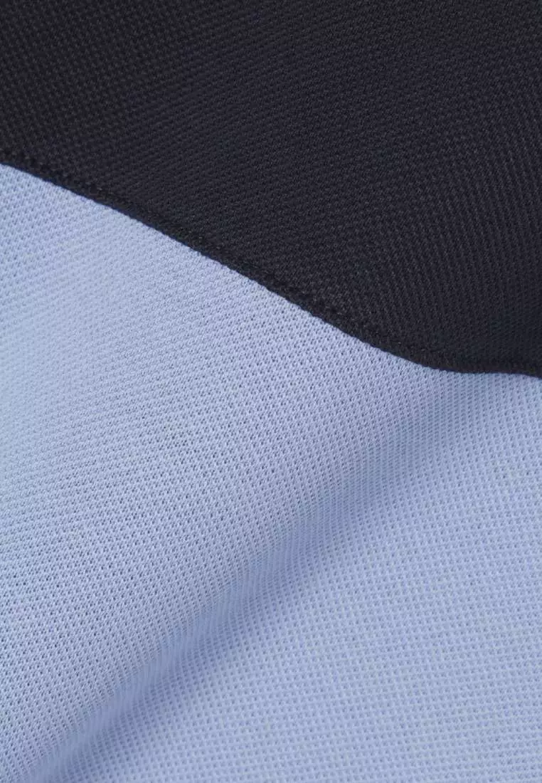 Regular Fit Colour-Block Piqué Polo Shirt