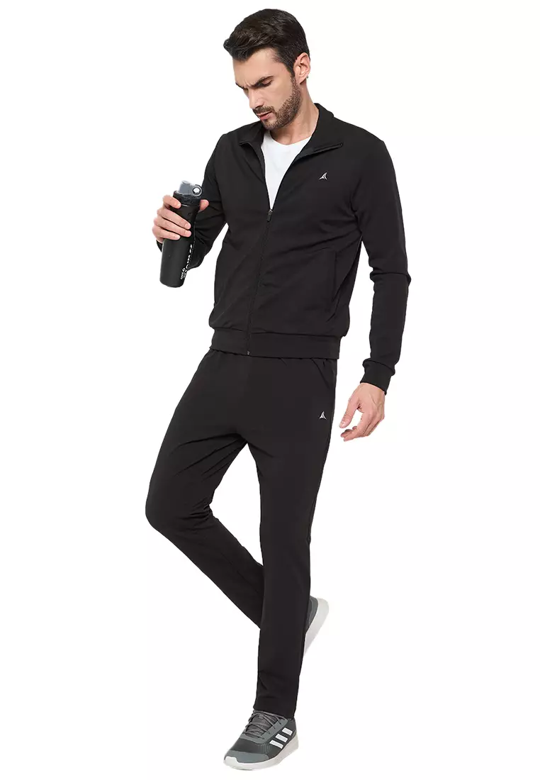 Men's Black Training Track Jacket