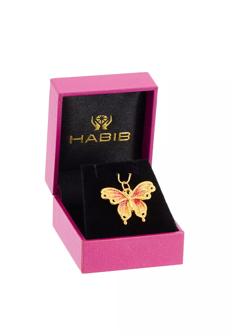 HABIB 999/24K Yellow Gold Pendant OXP010924