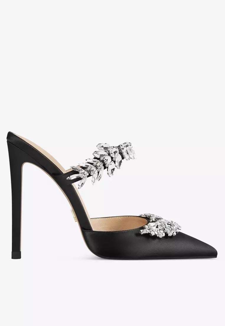 Discount on Twenty Eight Shoes  shoes - SKU: 10cm Buckles Pointed Toe Mules Ljx40-R