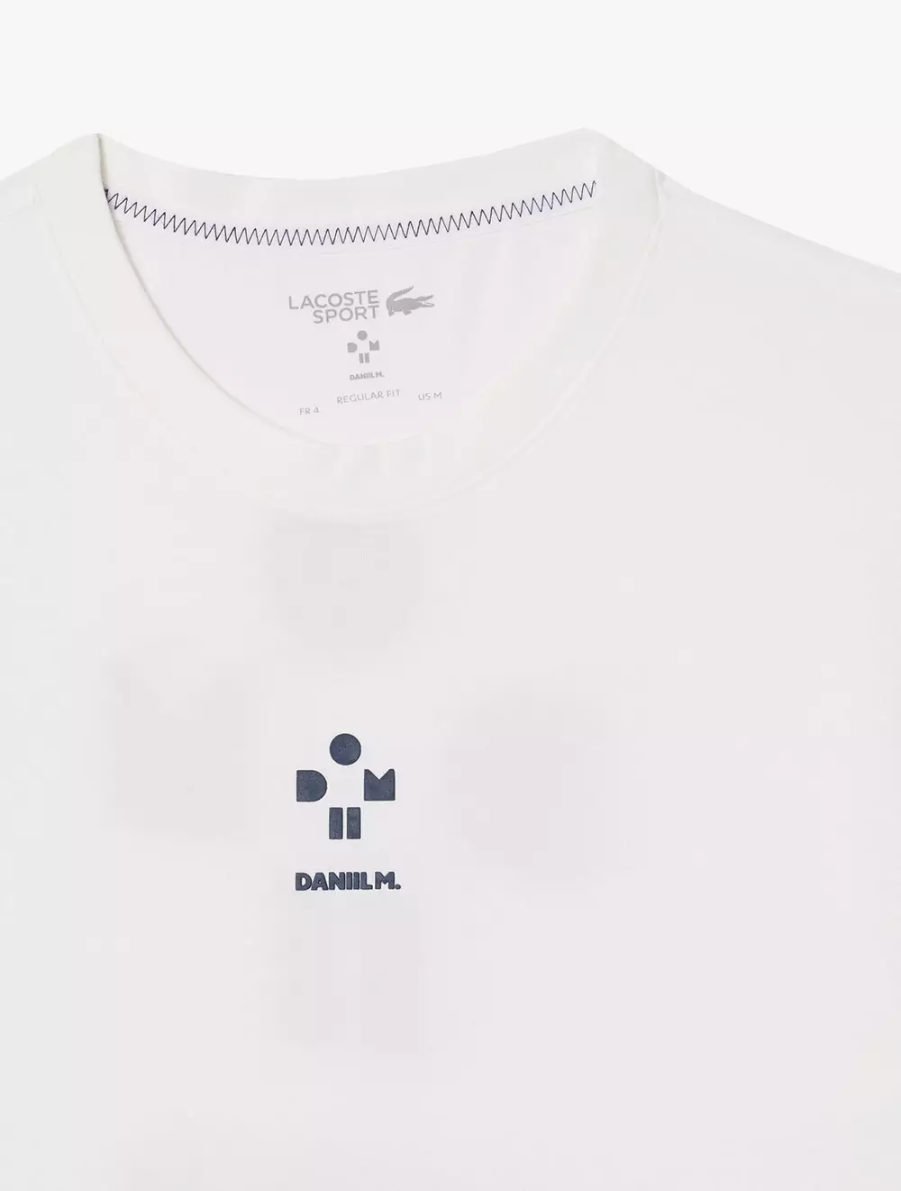 Lacoste Sport x Daniil Medvedev Ultra-Dry Tennis T-shirt - WHITE