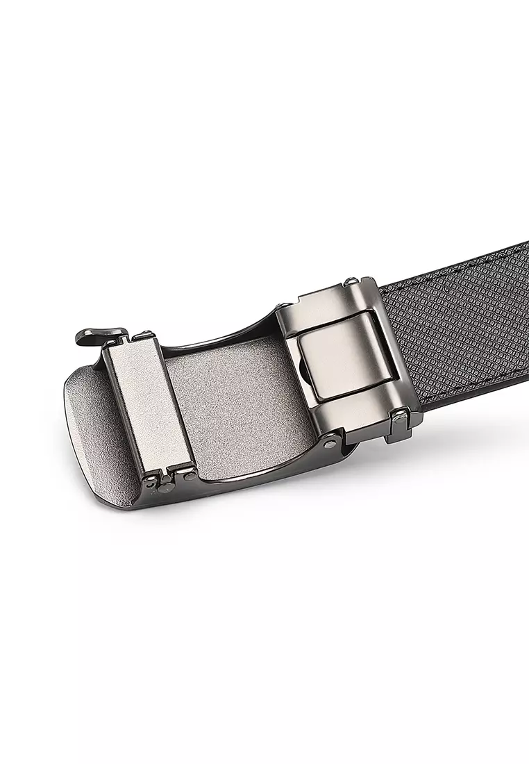 Men's 35mm Automatic Buckle Belt (自動腰帶) - 黑色