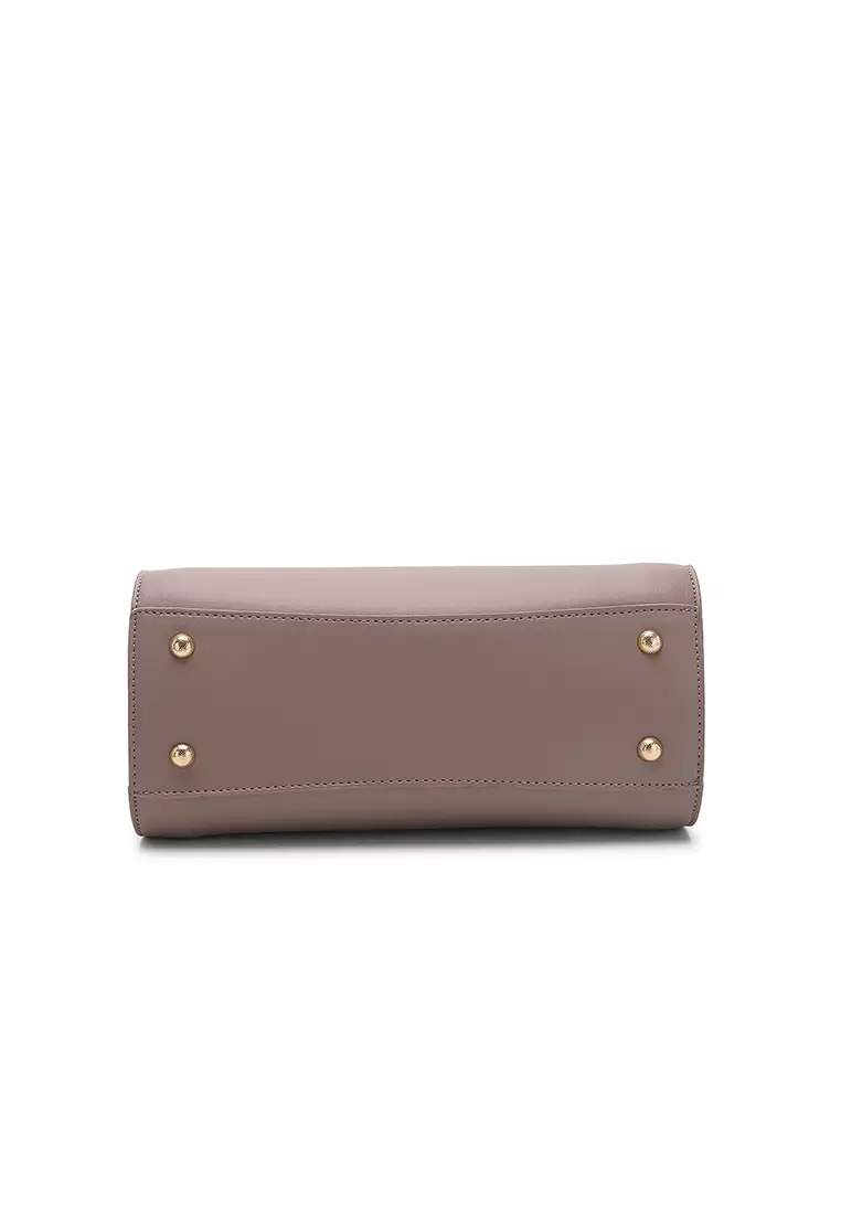 Women's Top Handle Bag / Sling Bag / Crossbody Bag (手拿袋 / 斜孭袋) - 棕色 / 紅色
