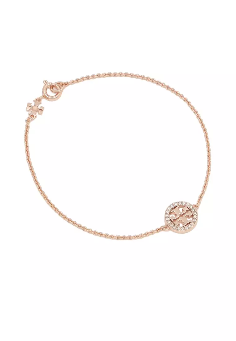 TORY BURCH｜JEWERLY (MILLER PAVE CHAIN BRACELET (80997-7 Miller Pavé Chain Bracelet: Women's Designer Bracelets