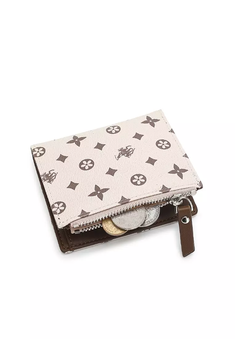 Women's Monogram RFID Blocking Wallet (RFID 錢包) - 棕色