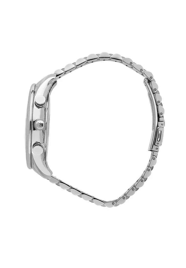 【2 Years Warranty】Maserati Tradizione 45mm Black Matt Dial Men's Chronograph Quartz Watch R8873646004