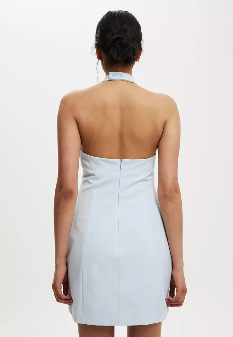 Izzy Halter Suiting Dress