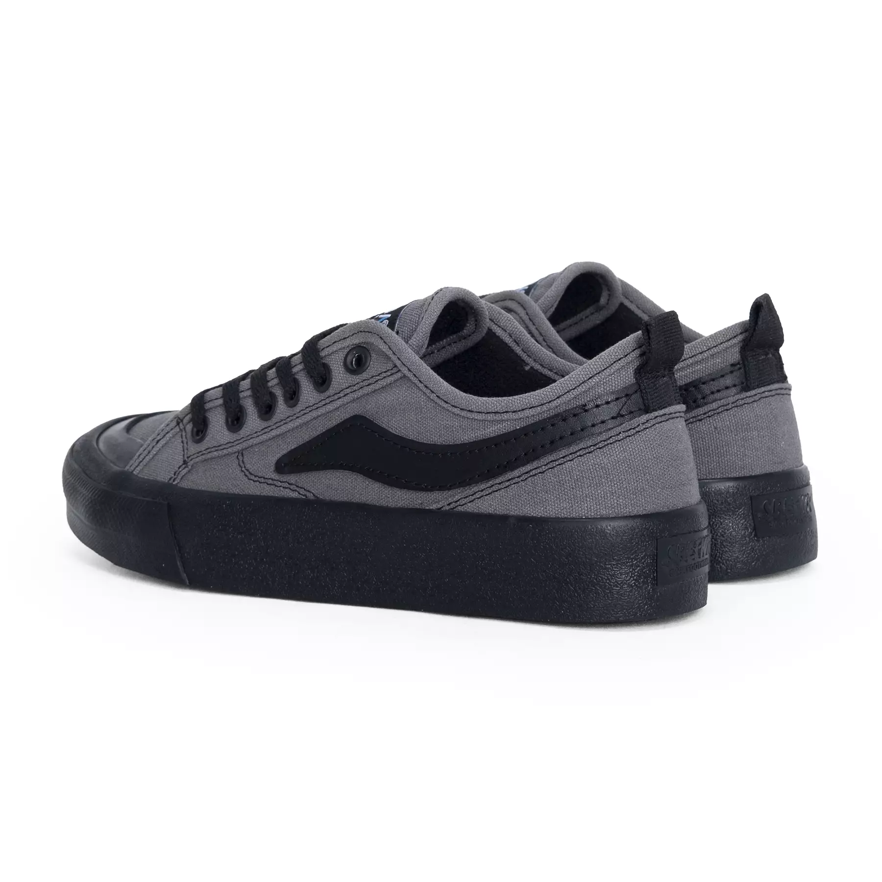 SABA Veron Grey ALL Black - Sepatu Sneakers Casual Pria Wanita