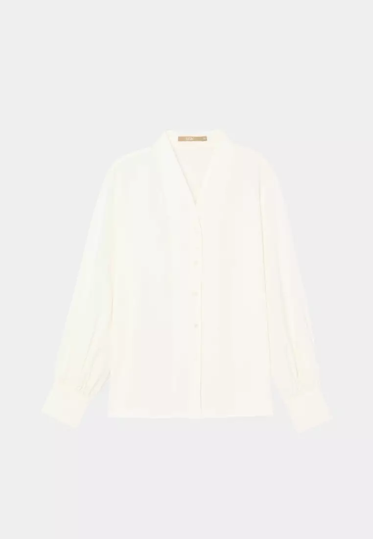 White Button Up Blouse