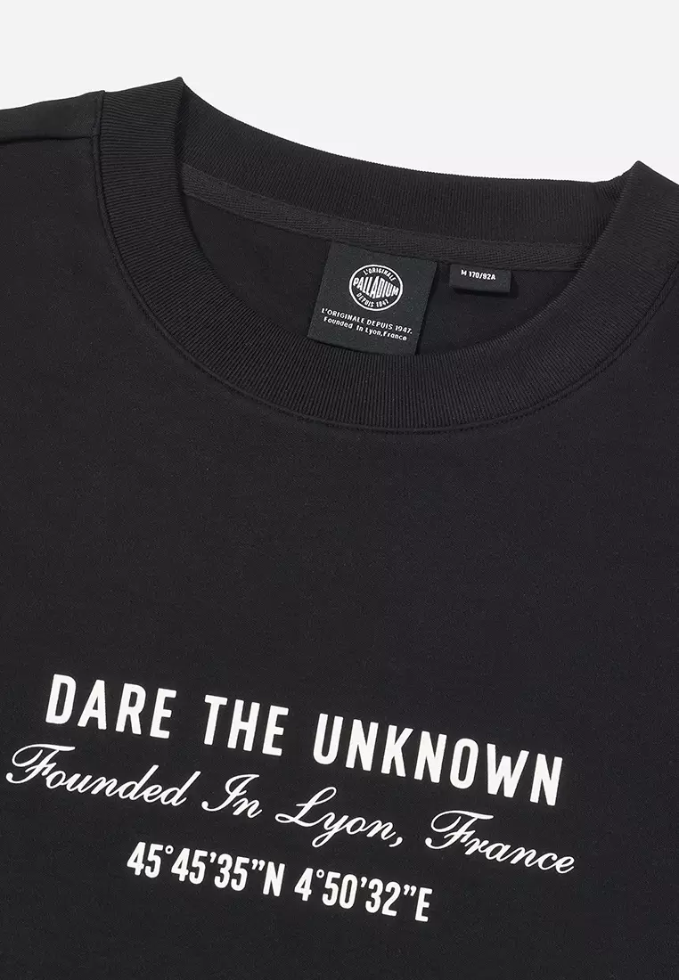 MEN'S THEME PRINTED LOOSE FIT LONG SLEEVES T-SHIRT