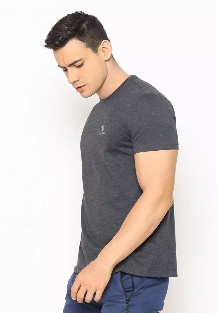 FITWEAR - GRIFFIN BASIC MEN T-SHIRT S/S - DARK GREY