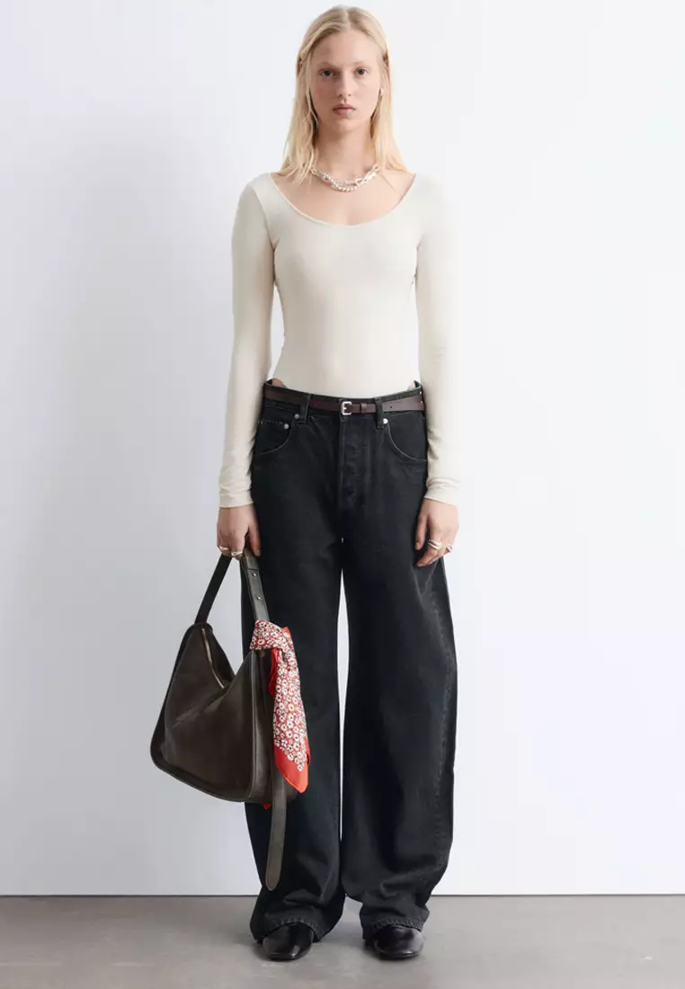 Scoop-Neck Bodysuit