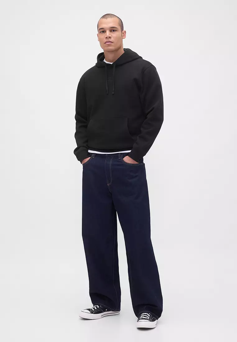 Relaxed Mini Logo Hoodie