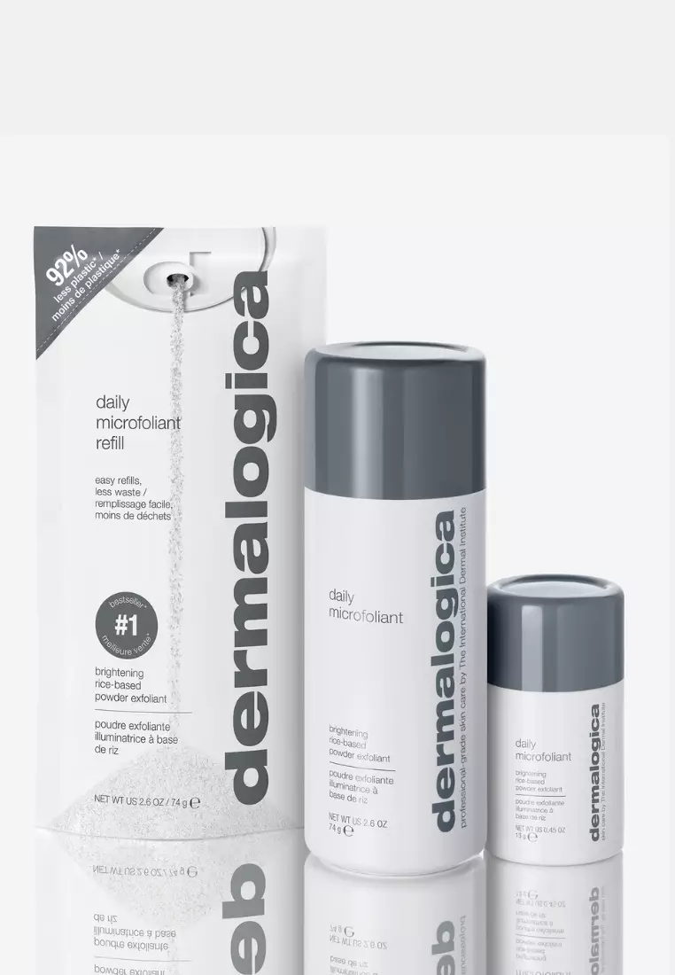 daily microfoliant exfoliator 40g, removes dulling surface debris