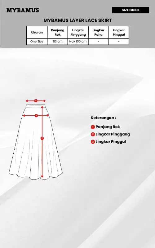 Layer Lace Skirt - Broken White M19073 R73S2