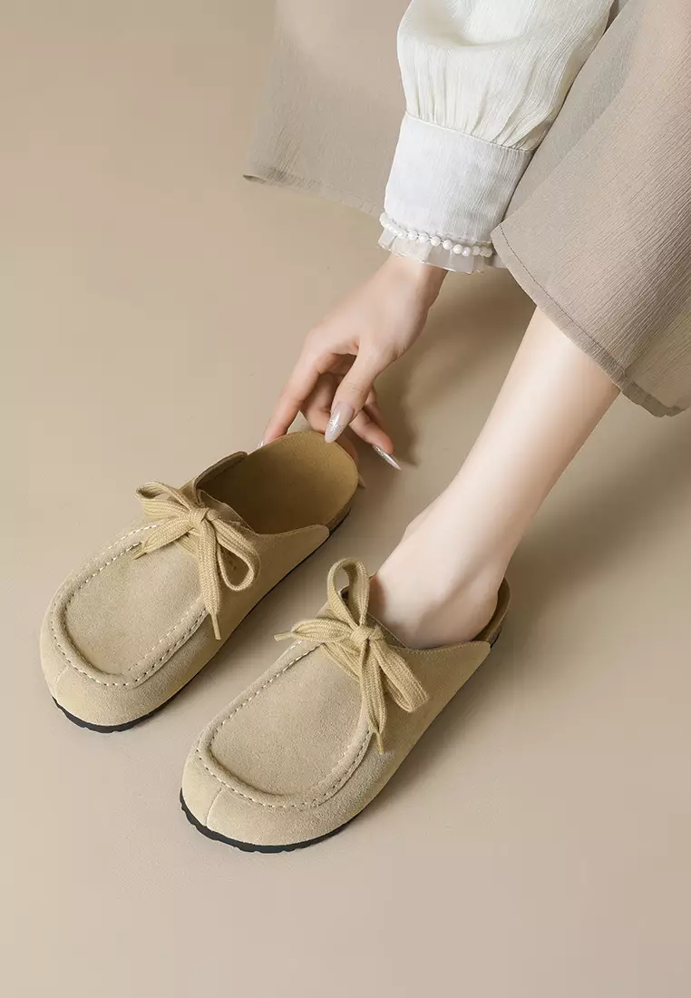 繫帶絨面勃肯鞋 WW959-23