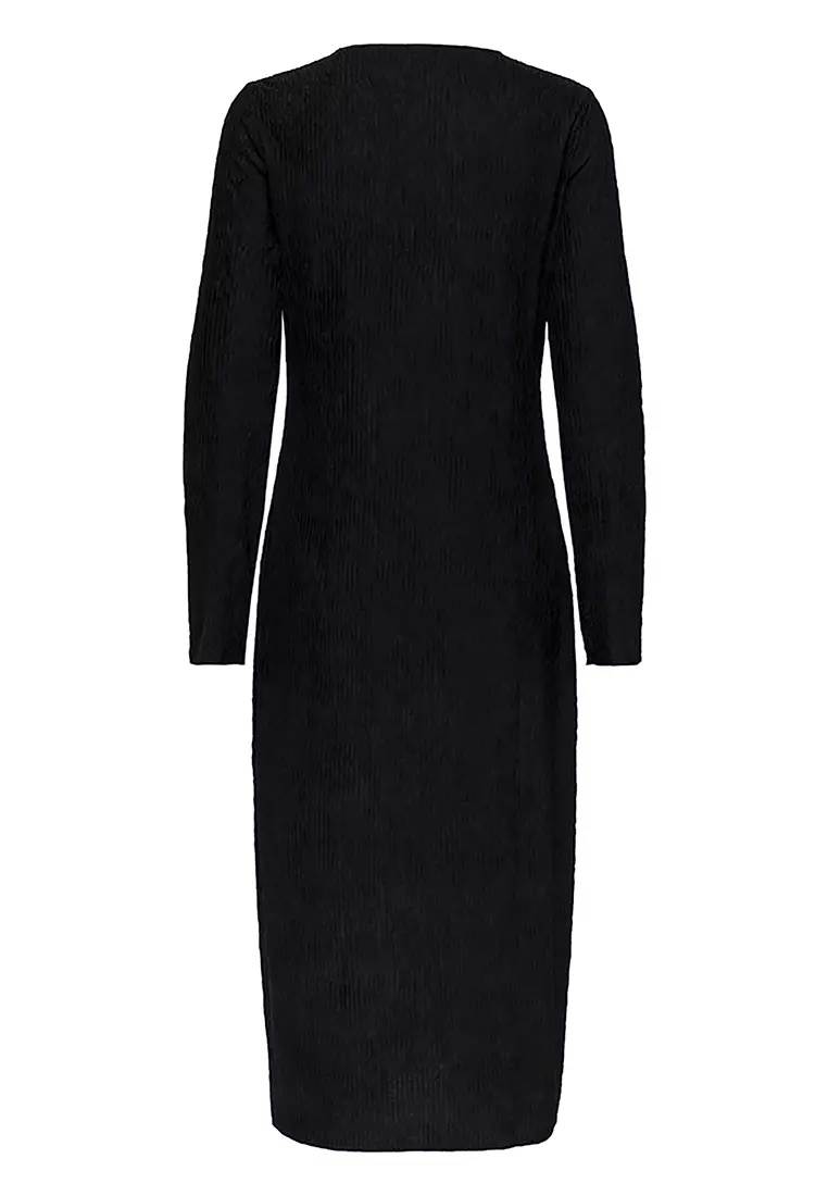 Long Sleeve Structure Dress