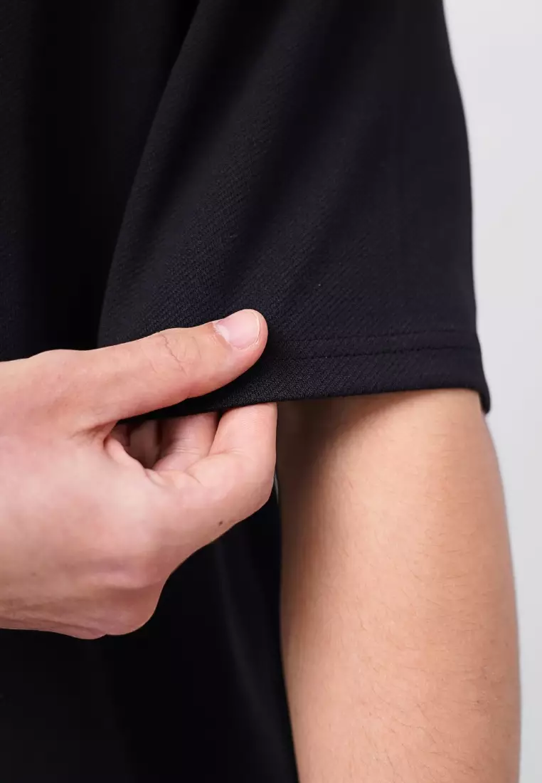 Ryusei Polo Oversize Kudo Twill Black