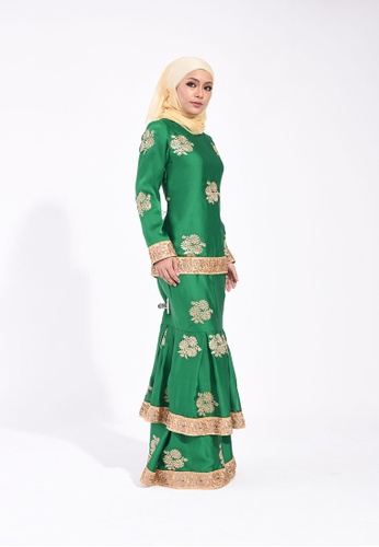 Buy Deewani Modern Kurung In Pixie Green from Ann Khan Exclusive in Green only 280