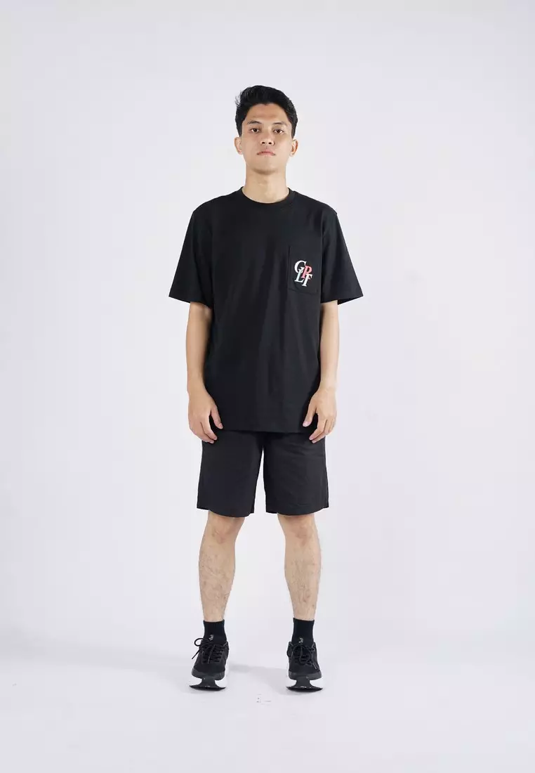 Greenlight Essential Men's T-Shirt Short Sleeve Regular Fit Cotton Pocket Logo Arashya C040125