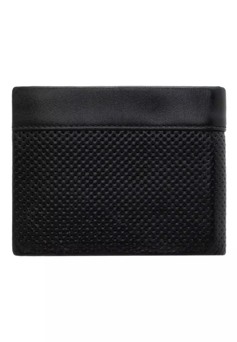 Men's Genuine Leather Flip Up ID Bifold Wallet EWA 40173