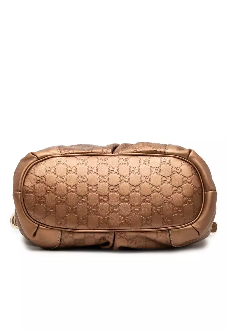 Pre-Loved Gucci Guccissima Sukey Satchel