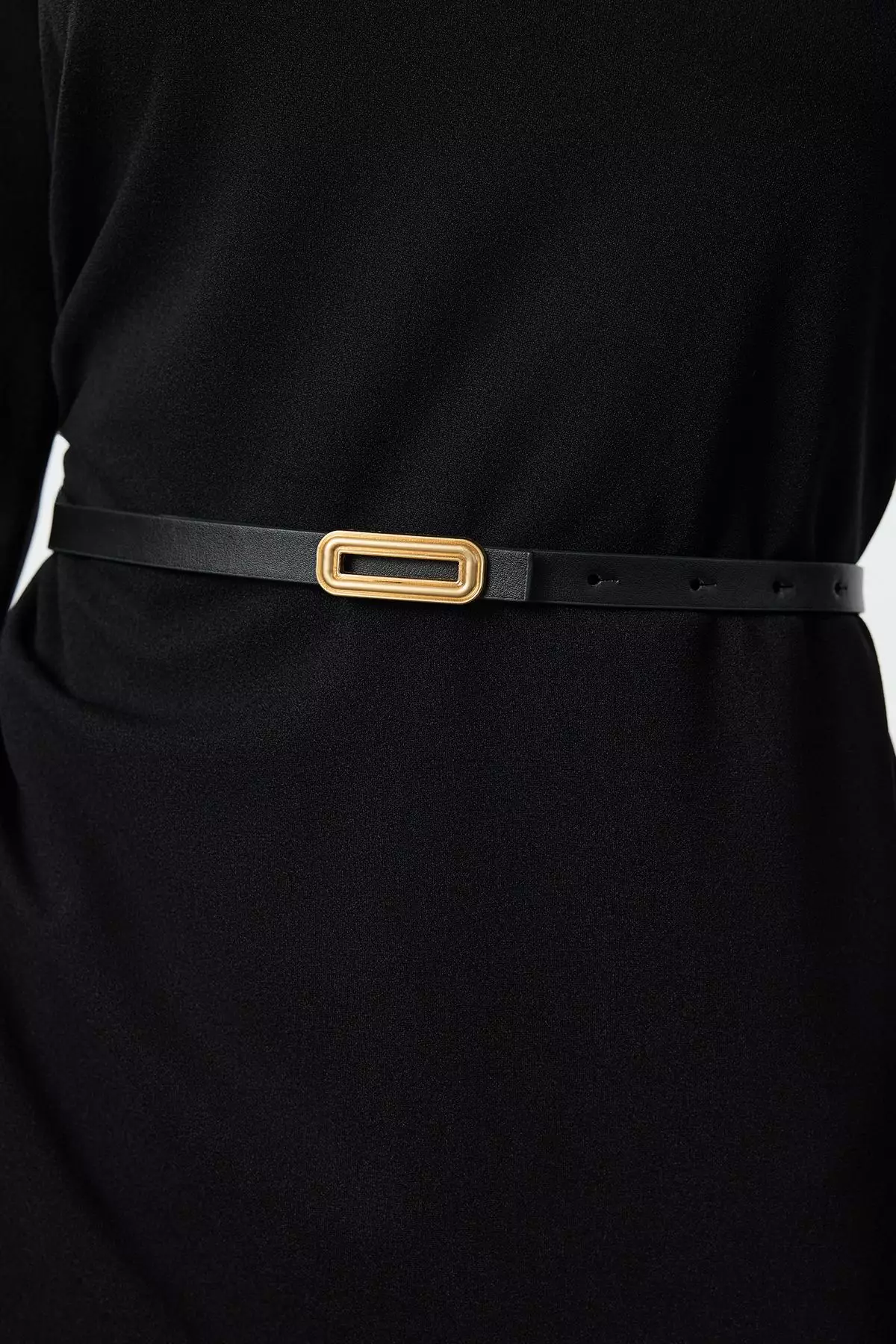 Black-Brown Buckled 2-Pack Leather Look TWOAW25KE00009