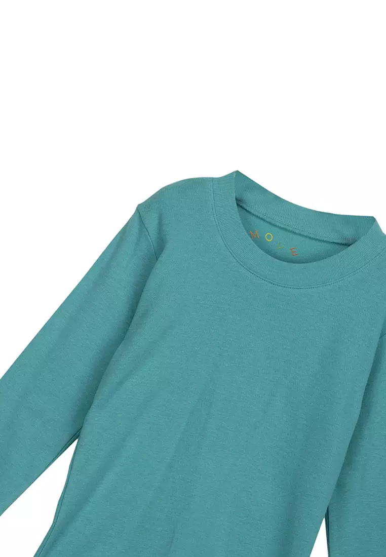 Move Two-Piece Long Sleeves Pajama Set For Boys