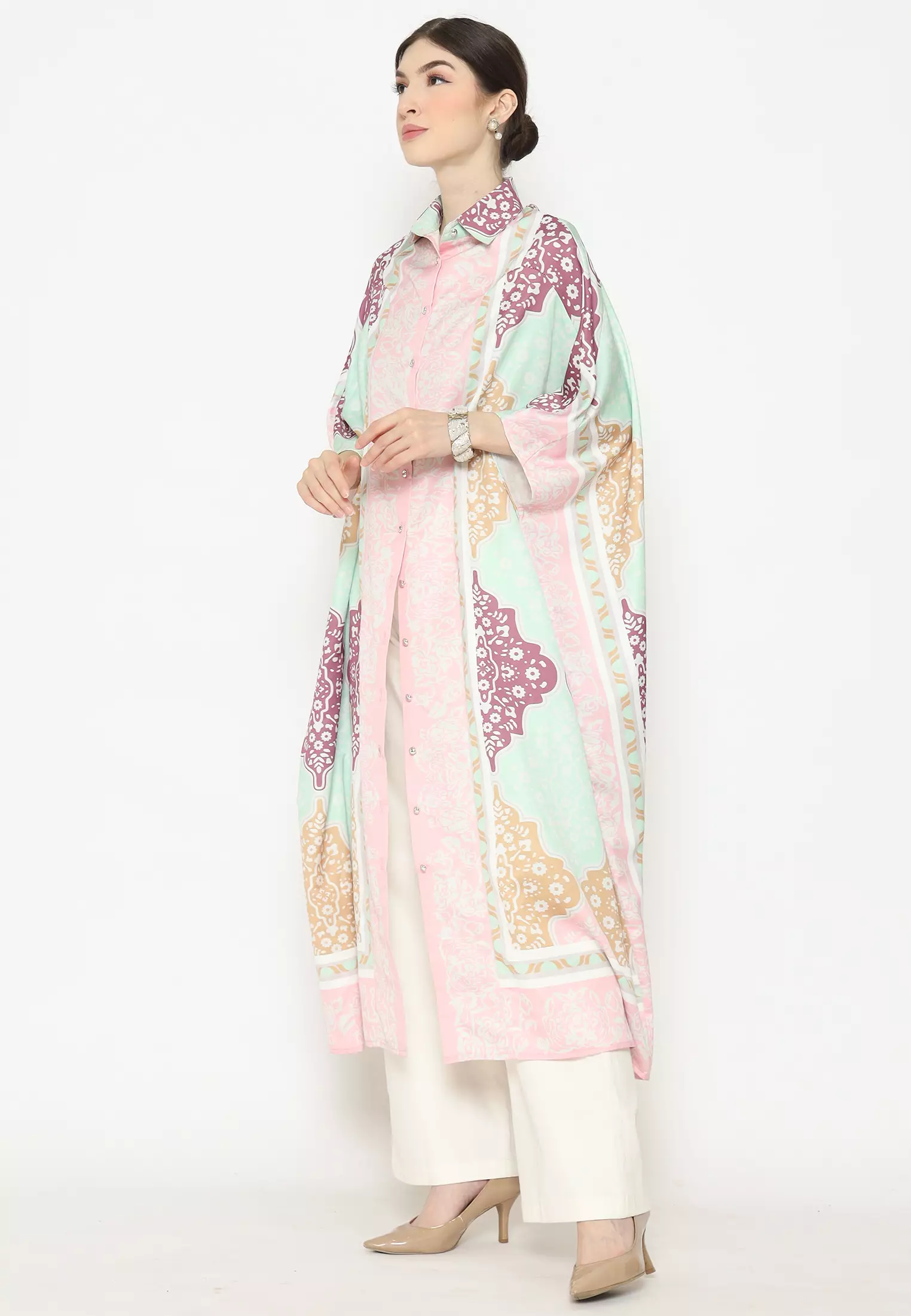 Kanzi Collared Kaftan