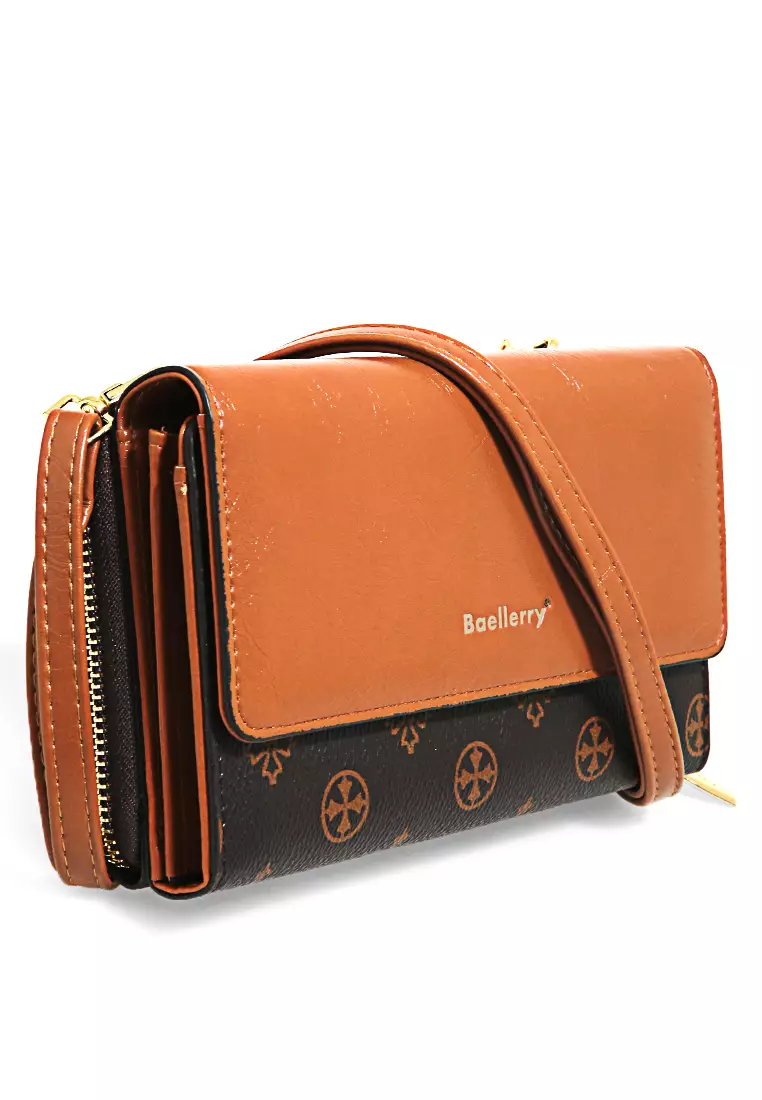 Dompet Wanita Model Panjang Long Wallet With Strap Handle Material Leather ORIGINAL