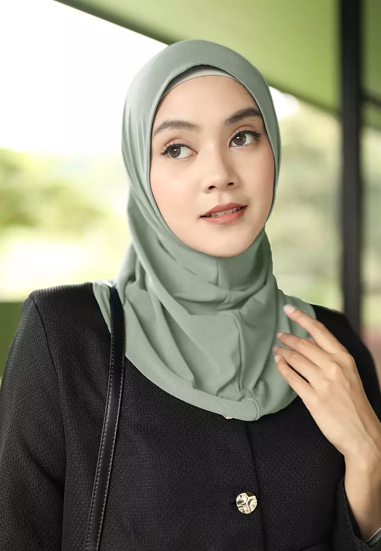 Zelena - Serena Bergo Instan | Hijab Instan - Green