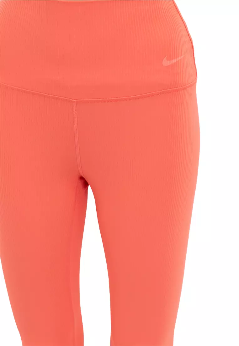 Zenvy Rib Women's Gentle-Support High-Waisted 7/8 Leggings