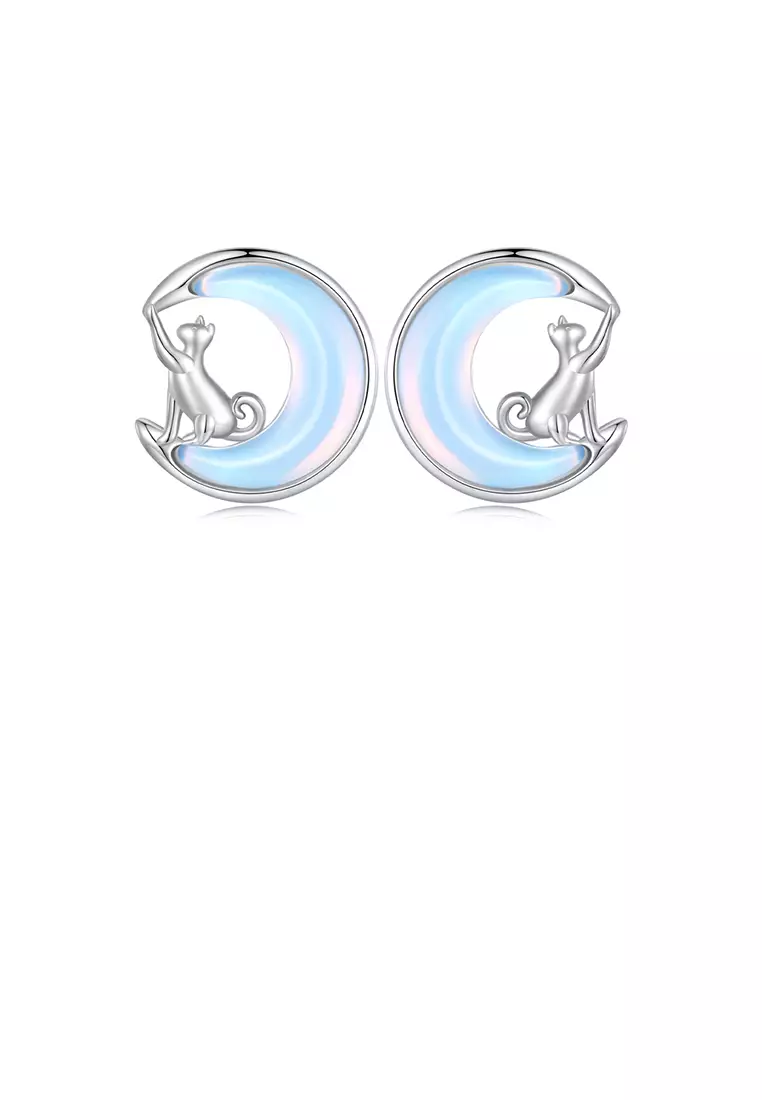 Cute moon hotsell earrings
