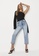 MISSGUIDED black Tie Side One Arm Crop Top B87B2AAAD1A828GS_4