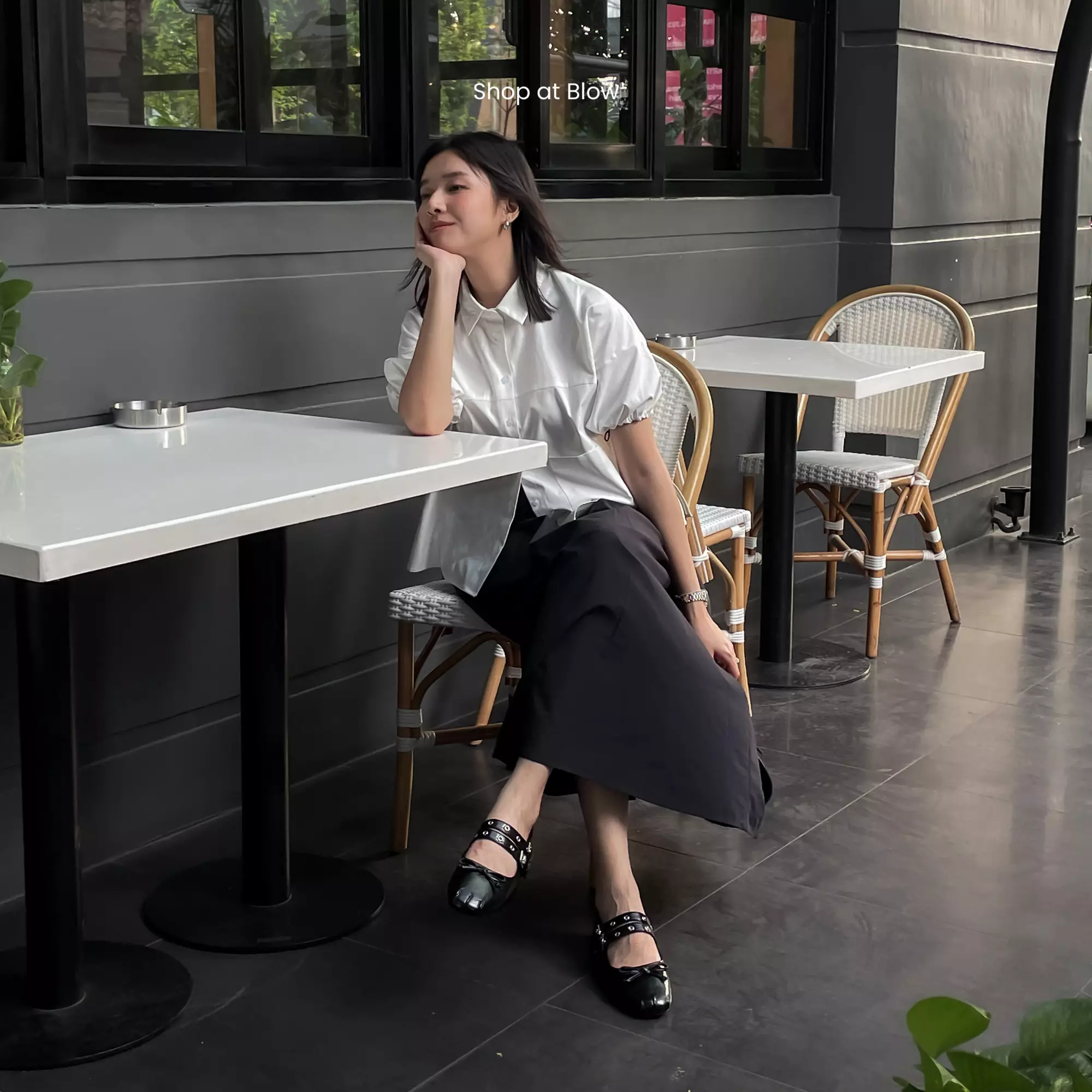 Blow Iza Mary Jane Strap Flats Shoes BLWF 0029