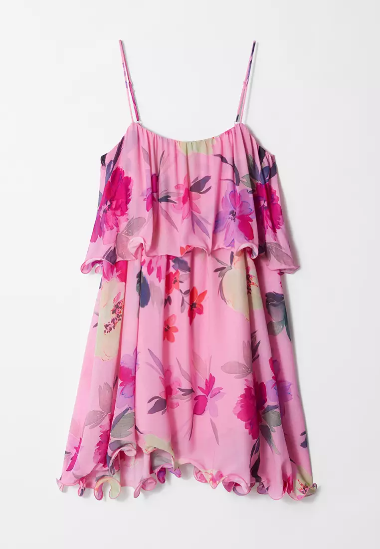 Ruffle Mini Dress