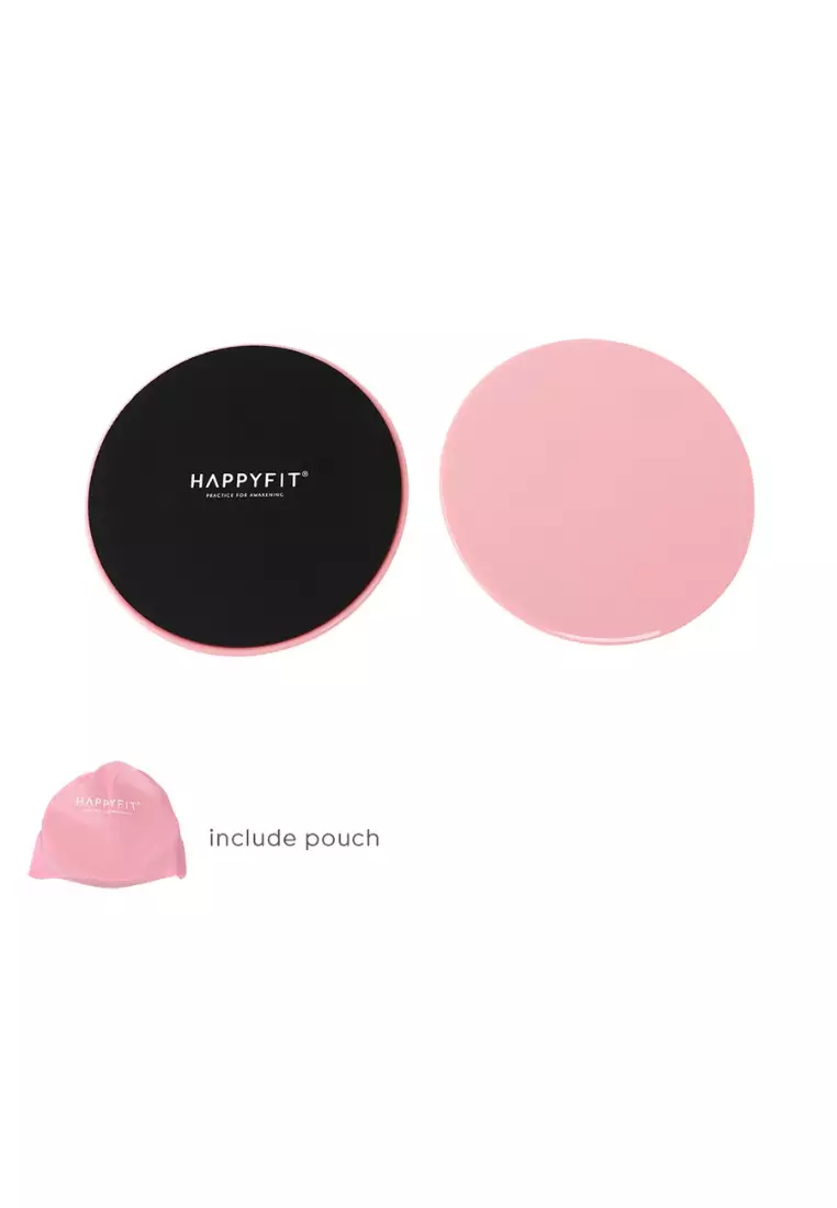 HAPPYFIT Core Slider Round Free Pouch Pink