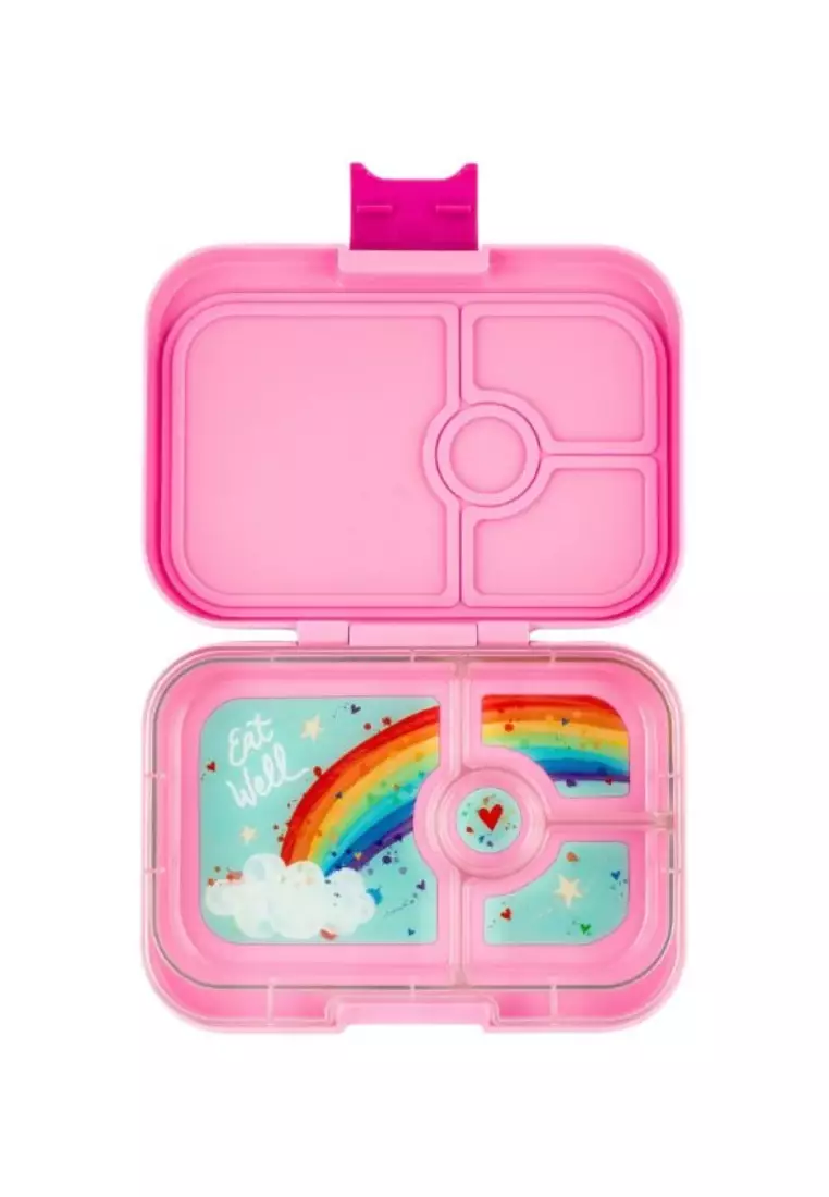 Snack Size Bento Lunch Box Coco Pink (Rainbow)